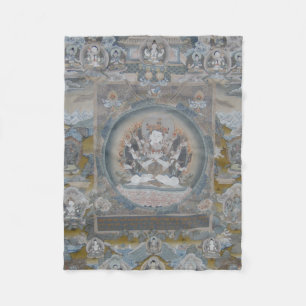 Yab Yum Vajrasattva Fleece Blanket