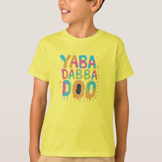 Yabba Dabba Doo! Multicolor Explosion T - Shirt