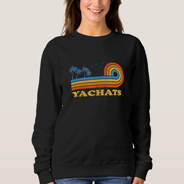 Yachats Oregon Summer oder Tropical Yachatian Flor Sweatshirt (Vorderseite)