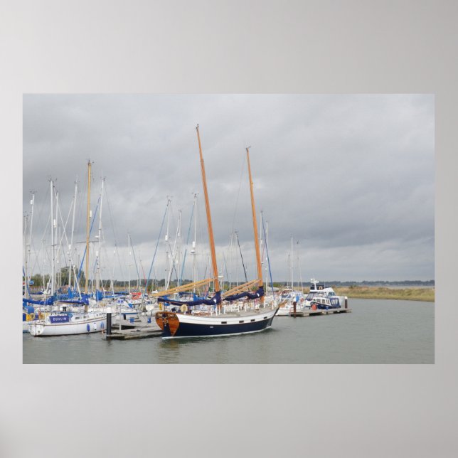 Yacht Barn Owl Poster (Vorne)