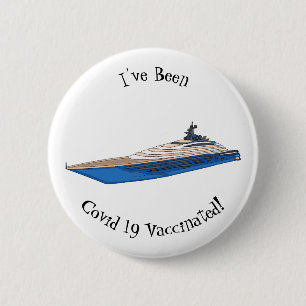 Yacht-Cartoon Button