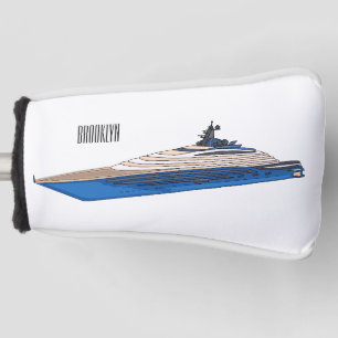 Yacht-Cartoon Golf Headcover
