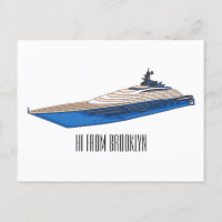 Yacht-Cartoon