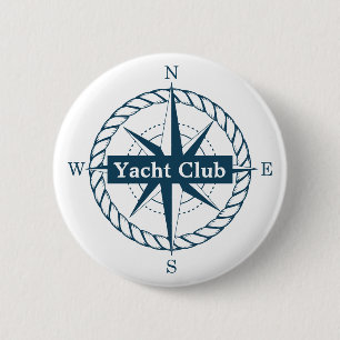 Yacht Club Abzeichen Button