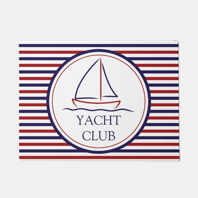 Yacht Club Fußmatte (Vorderseite)