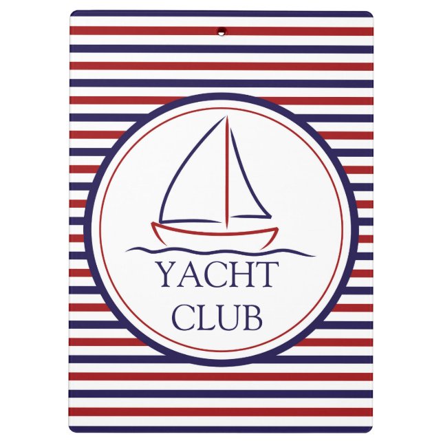 Yacht Club Klemmbrett (Rückseite)