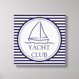 Yacht Club Leinwanddruck