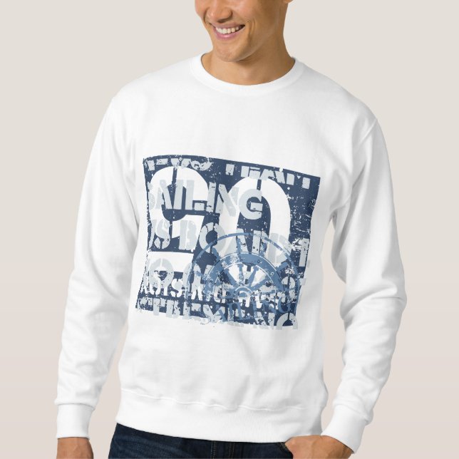 Yacht Club Nautic Sailing Sweatshirt (Vorderseite)