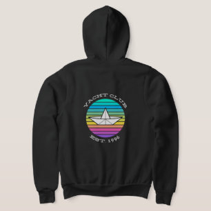 Yacht Club Paper Boat Hoodie