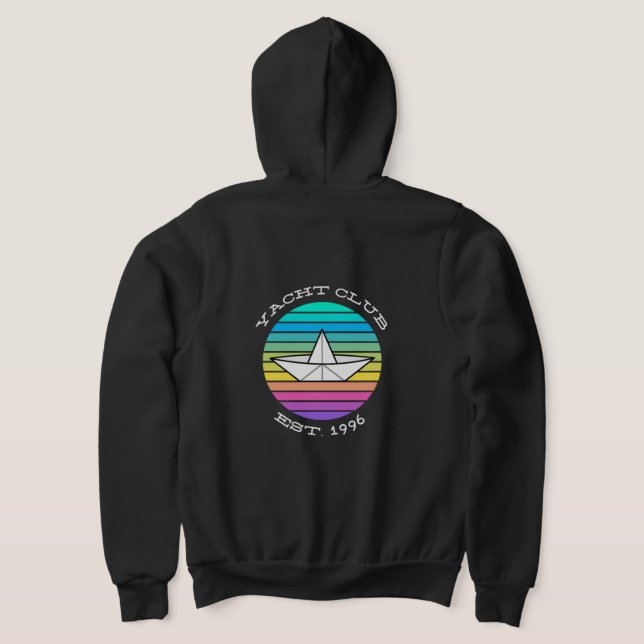 Yacht Club Paper Boat Hoodie (AblageHinten)