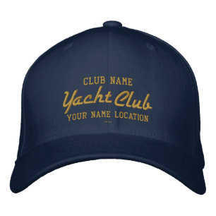 Yacht Club Personalizable Cap Bestickte Kappe