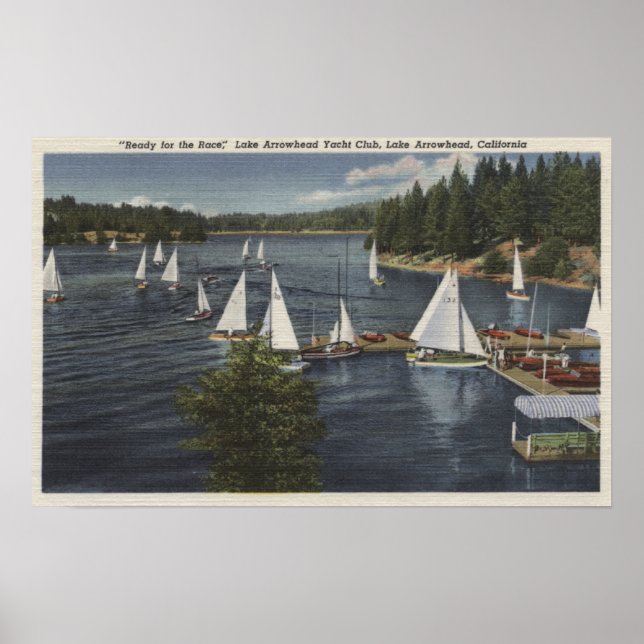 Yacht Club, Sailboat Race Poster (Vorne)