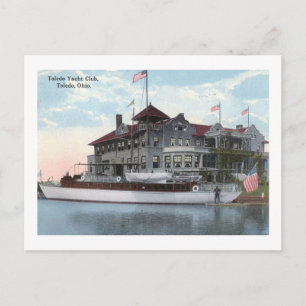 Yacht Club, Toledo, Ohio 1914 Vintage auf Deutsch Postkarte