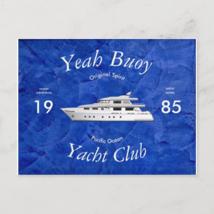 Yacht Club Yeah Buoy Postkarte