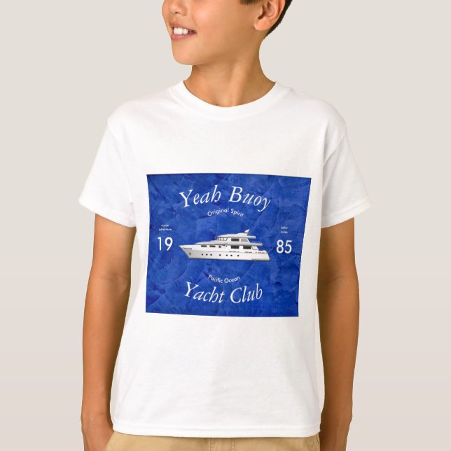 Yacht Club Yeah Buoy T-Shirt (Vorderseite)