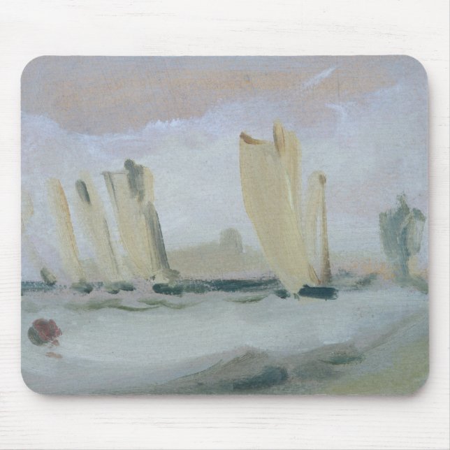 Yacht das Laufen auf dem Solent, vorher Mousepad (Vorne)