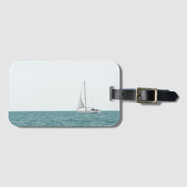 Yacht Gepäckanhänger (Vorderseite (Horizontal))