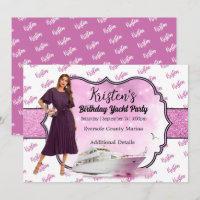 Yacht Party Geburtstag Einladung