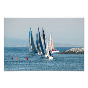 Yacht Race - Marina Del Rey, CA Fotodruck