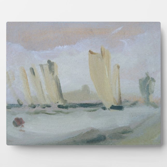 Yacht Racing auf dem Solent, zuvor zugeordnet Fotoplatte (Vorderseite)