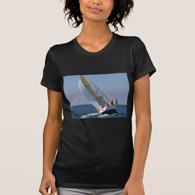 Yacht Rennen in der Mar Menor T-Shirt (Vorderseite)