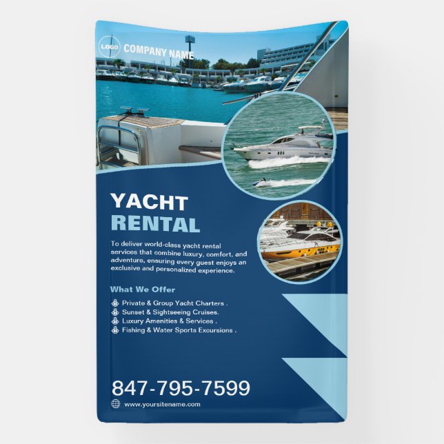 Yacht Rental Custom Editing Banner (Vertikal)