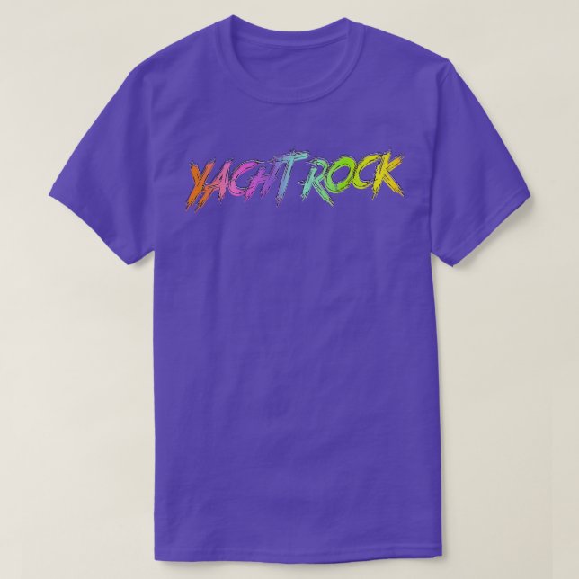 Yacht Rock 80er Vintag Look T-Shirt (Design vorne)