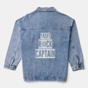 Yacht Rock Captain Motorschiff Segelboot Segelboot Jeansjacke
