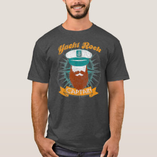 Yacht Rock Captain Party Boat Drinks T-Shirt