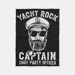 Yacht Rock Captain Pontoon Boot Party Sailor Boati Fleecedecke