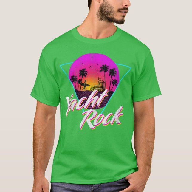 Yacht Rock Party Boat Drinking Beach friends T-Shirt (Vorderseite)