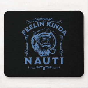 Yacht Rock Party Nauti Motorboot Hauptmann Liebe M Mousepad
