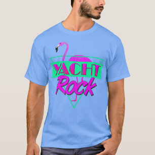 Yacht-Rock-Partyboot-Trink-Grafik 80er verblasst T-Shirt