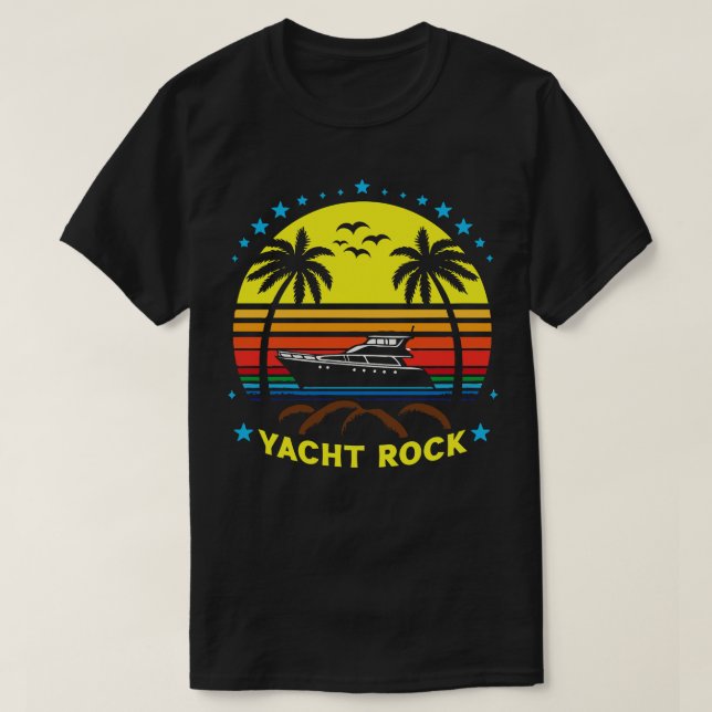 Yacht Rock Retro 80er Style 1 T-Shirt (Design vorne)