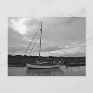 Yacht Thruppence Postkarte