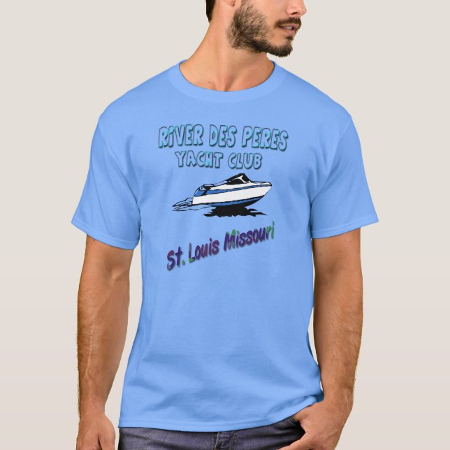 Yacht-Verein-T - Shirt Fluss-DES Peres (Vorderseite)