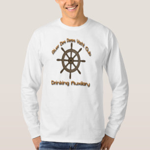 Yachtclub Fluss-DES Peres, der Auxilary trinkt T-Shirt