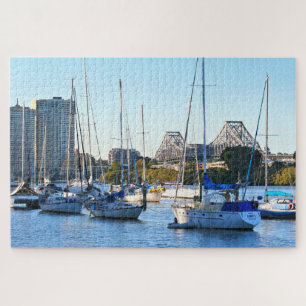 Yachten, Brisbane, Queensland, Australien Puzzle