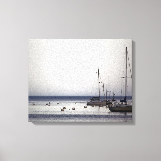 Yachten II gepackte Leinwand (Vorderseite)