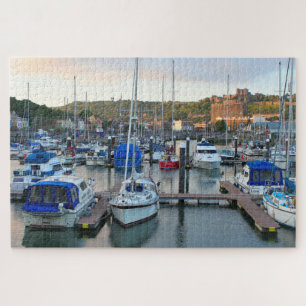 Yachten in Marina, Dover, Kent, England Puzzle