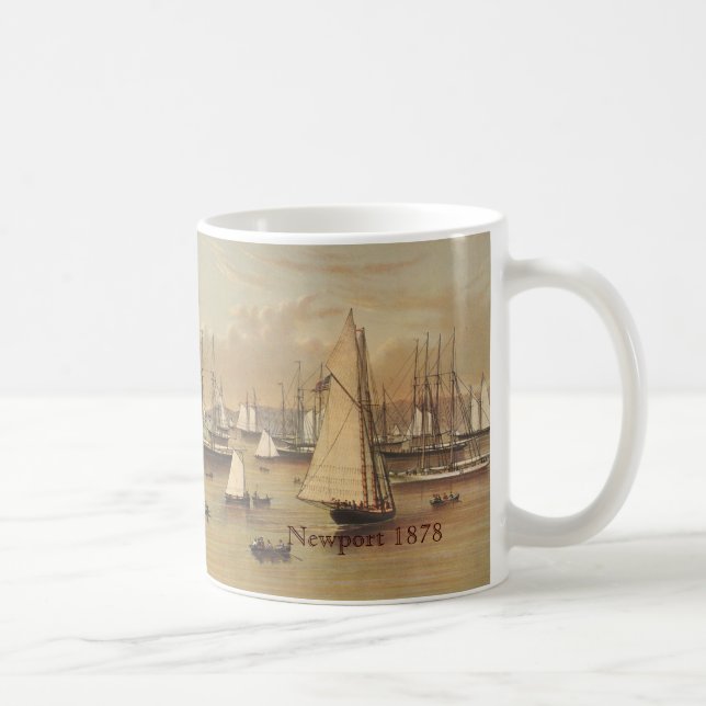 Yachten in Newport Kaffeetasse (Rechts)