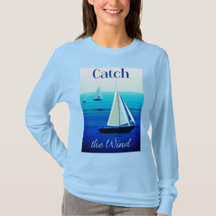 Yachten unter Segeln, Windfang T-Shirt