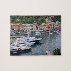 Yachten von Portofino, Italien - 8x10 - 110 PC Puzzle