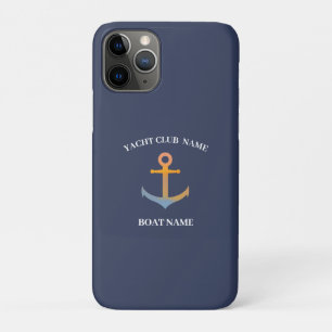 Yachthafen Blue Nautic Anchor Case-Mate iPhone Hülle