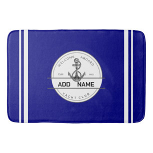 Yachthafen der Blue Marine Nautical Anchor Badematte