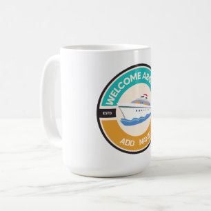 Yachthafen der Blue Marine Nautical Anchor Kaffeetasse