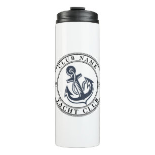 Yachthafen der Blue Marine Nautical Anchor Thermosbecher