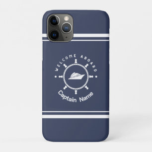 Yachthafen der Blue Navy Anchor Case-Mate iPhone Hülle