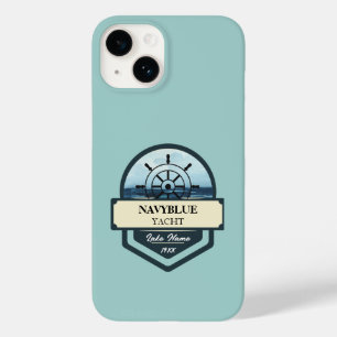Yachthafen der Blue Navy Anchor Case-Mate iPhone 14 Hülle