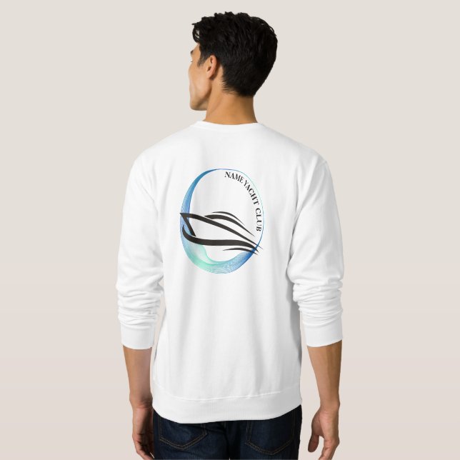 Yachthafen der Blue Navy Anchor Sweatshirt (Schwarz voll)